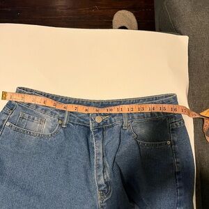 SHEIN Women’s Relaxed Blue Distressed Jeans